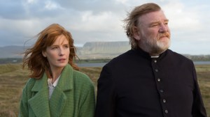 Kelly Reilly and Brendan Gleeson in Calvary